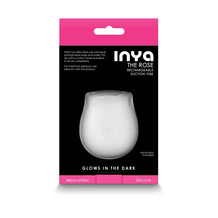 nsnovelties Inya the Rose Glow in the Dark White Female Sex Toys nsnovelties Inya the Rose Glow in the Dark White Female Sex Toys