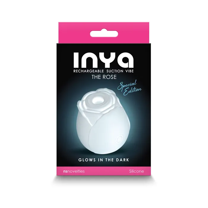 nsnovelties Inya the Rose Glow in the Dark White Female Sex Toys nsnovelties Inya the Rose Glow in the Dark White Female Sex Toys