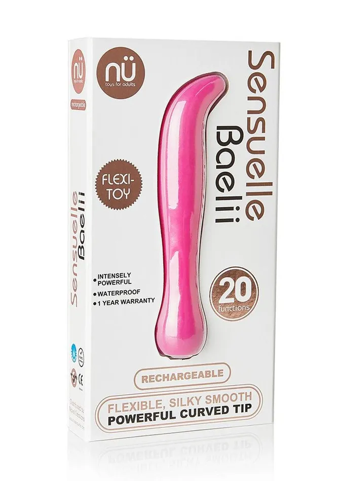 Nu Sensuelle Female Sex Toys Nu Sensuelle Baelii Rechargeable Silicone GSpot Vibrator Nu Sensuelle Female Sex Toys Nu Sensuelle Baelii Rechargeable Silicone GSpot Vibrator