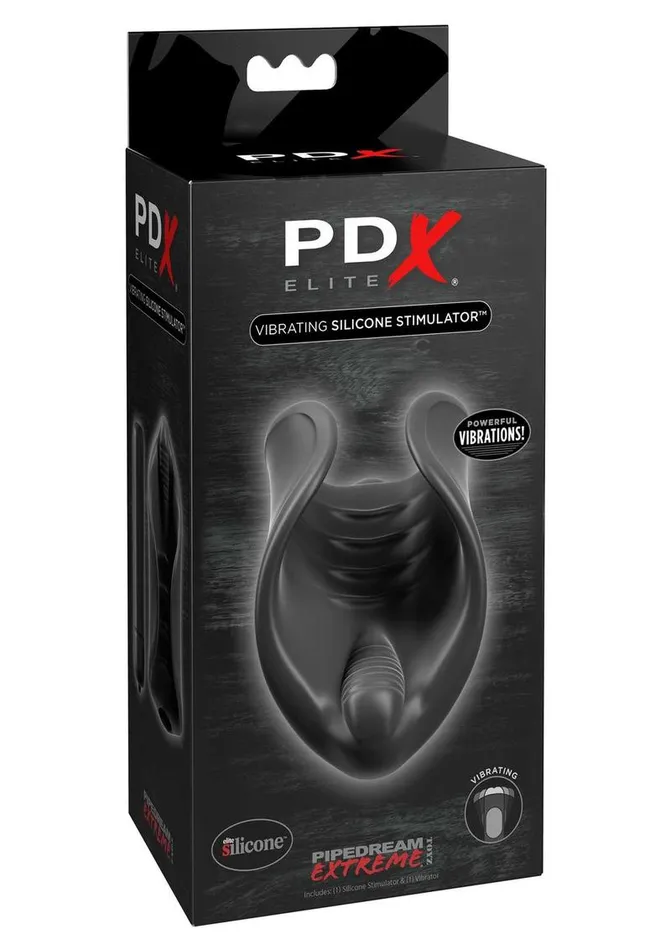 PDX Elite Pipedream Extreme Elite Vibrating Silicone Stimulator Masturbator with Bullet Male Sex Toys PDX Elite Pipedream Extreme Elite Vibrating Silicone Stimulator Masturbator with Bullet Male Sex Toys
