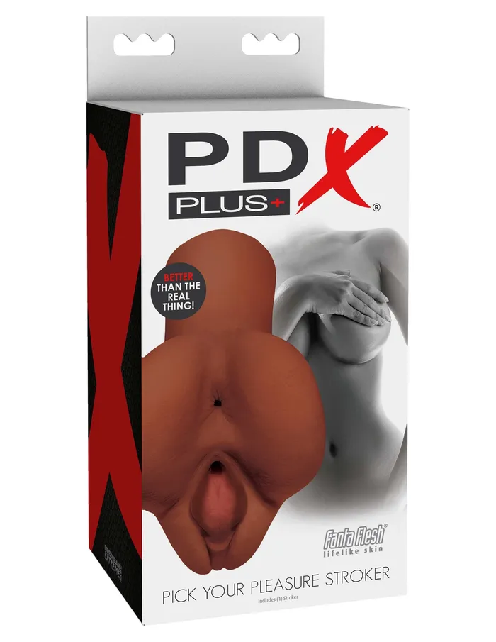 Pick Your Pleasure Stroker Brown PDX Brands Male Sex Toys Pick Your Pleasure Stroker Brown PDX Brands Male Sex Toys