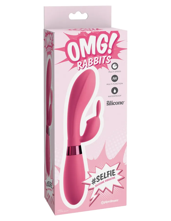 Pipedream Female Sex Toys Omg Rabbits Selfie Silicone Vibrator Pipedream Female Sex Toys Omg Rabbits Selfie Silicone Vibrator