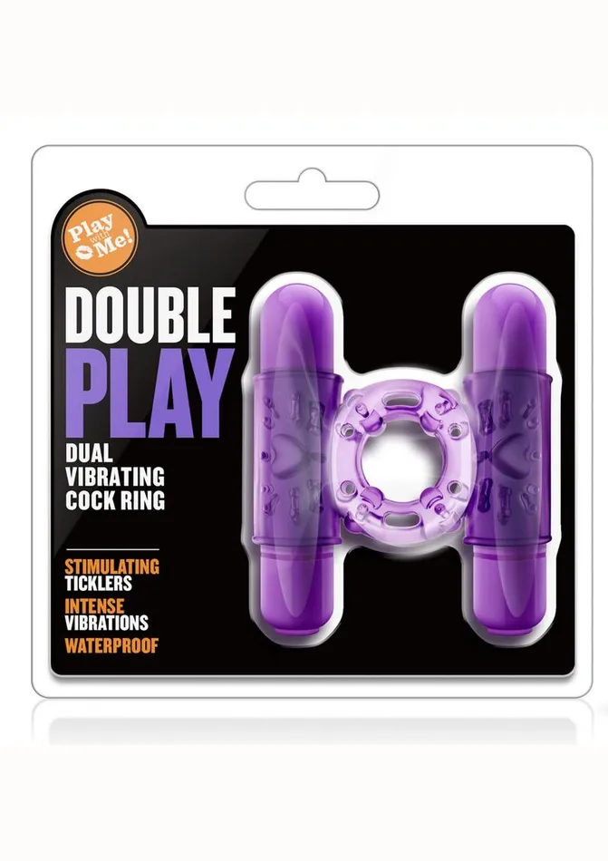 Play with Me Couples Play with Me Double Play Dual Vibrating Cock Ring