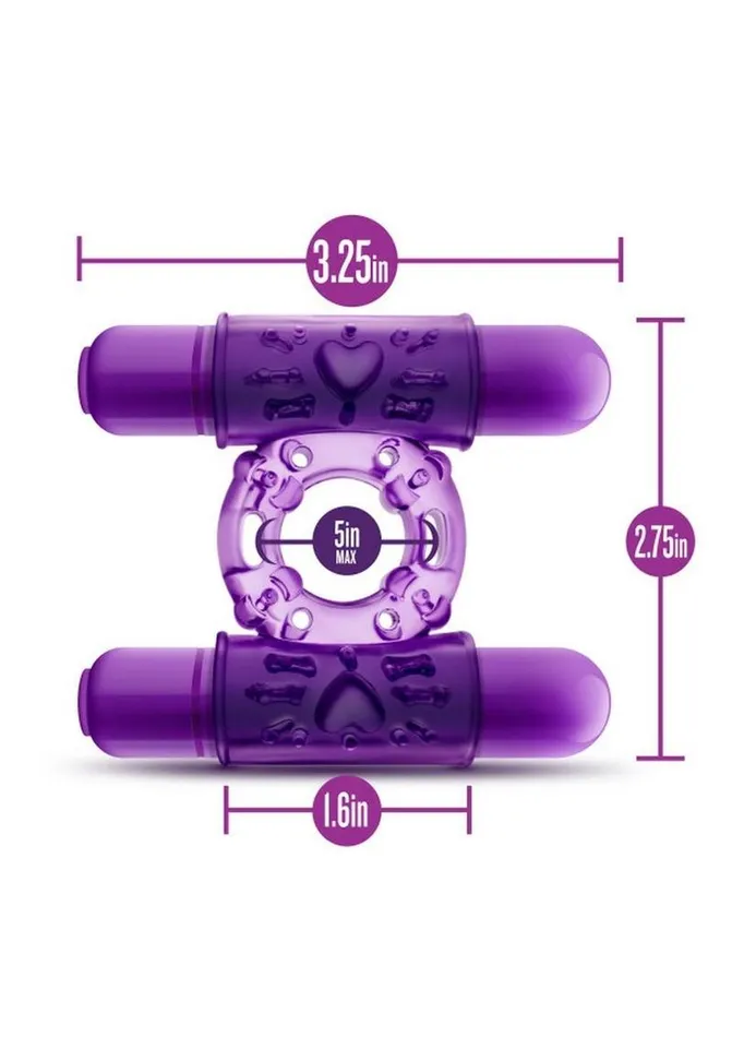 Play with Me Couples Play with Me Double Play Dual Vibrating Cock Ring