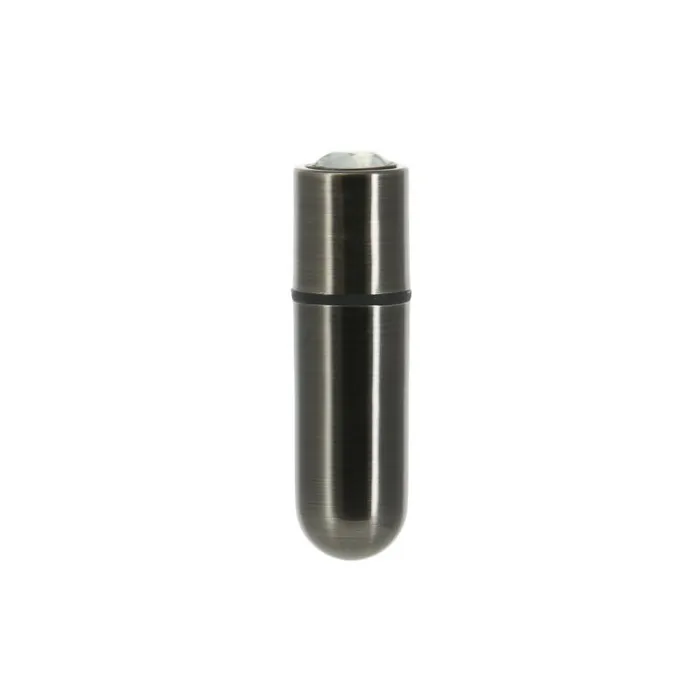 PowerBullet Female Sex Toys Power Bullet First Class Rechargeable Bulllet w Crystal Gun Metal