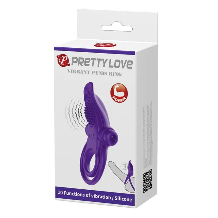 Pretty Love Pretty Love Vibrant Penis Ring Purple Vibrators