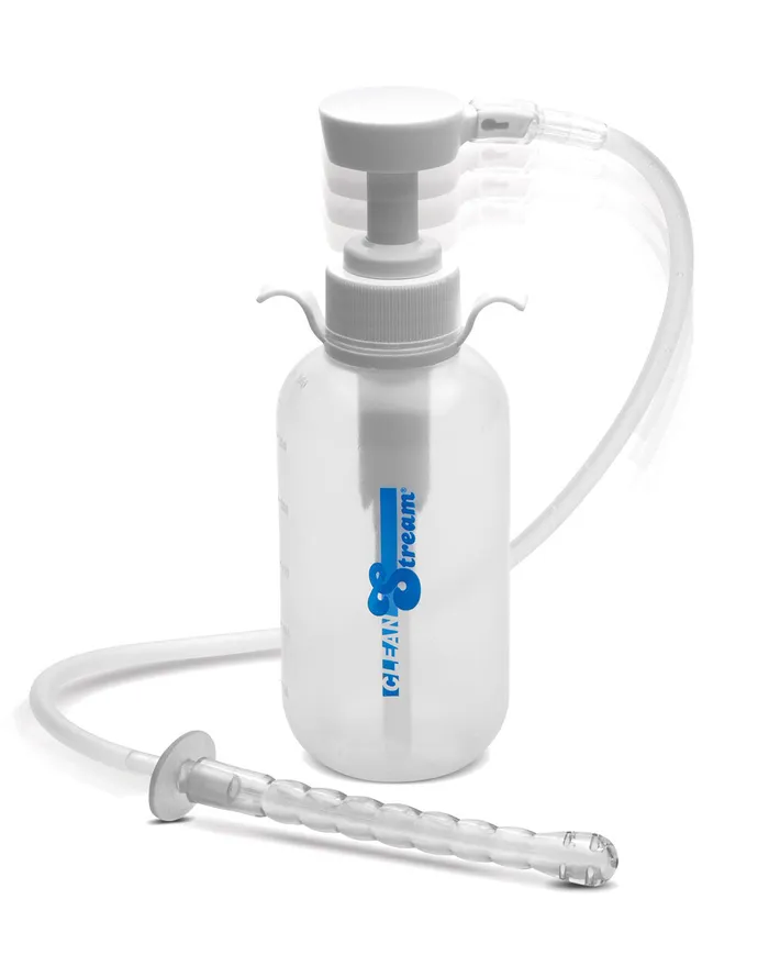 Pump Action Enema Bottle With Nozzle XR Brands Clean Stream Male Sex Toys Pump Action Enema Bottle With Nozzle XR Brands Clean Stream Male Sex Toys
