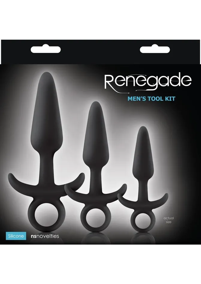Renegade Renegade Mens Tool Kit Silicone Anal Plugs Male Sex Toys Renegade Renegade Mens Tool Kit Silicone Anal Plugs Male Sex Toys