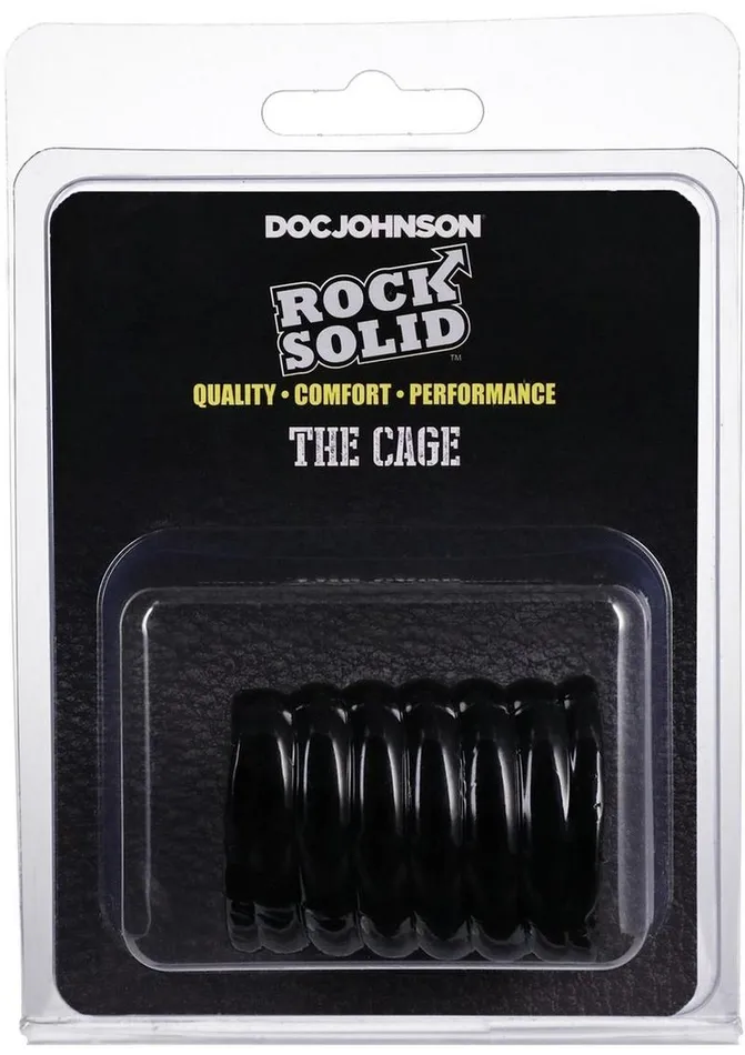Rock Solid Male Sex Toys Rock Solid The Cage Textured Cock Ring