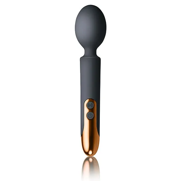Rocksoff Vibrators Oriel Rechargeable Wand Black Copper