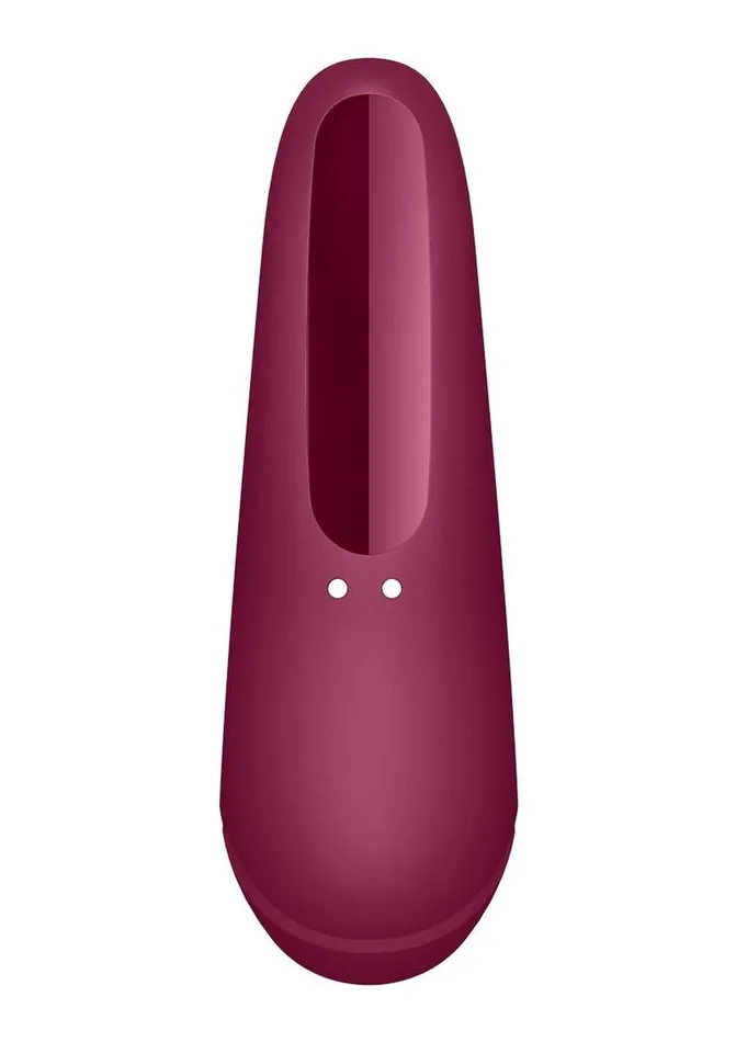 Satisfyer Female Sex Toys Satisfyer Curvy 1 Rechargeable Silicone Clitoral Stimulator Satisfyer Female Sex Toys Satisfyer Curvy 1 Rechargeable Silicone Clitoral Stimulator