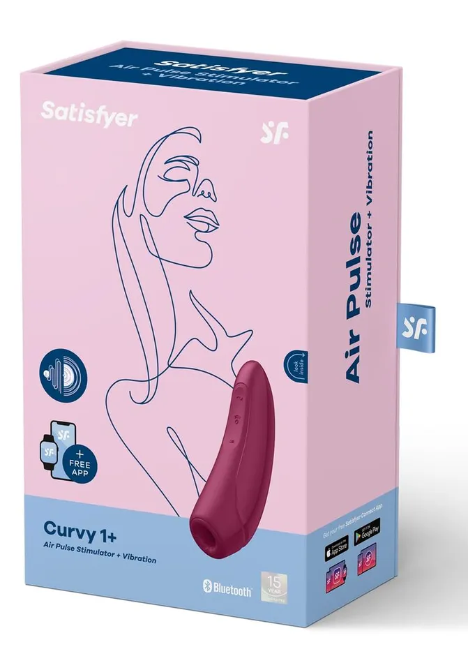 Satisfyer Female Sex Toys Satisfyer Curvy 1 Rechargeable Silicone Clitoral Stimulator