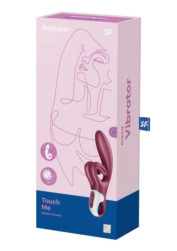 Satisfyer Touch Me Rechargeable Silicone Rabbit Vibrator Satisfyer Vibrators