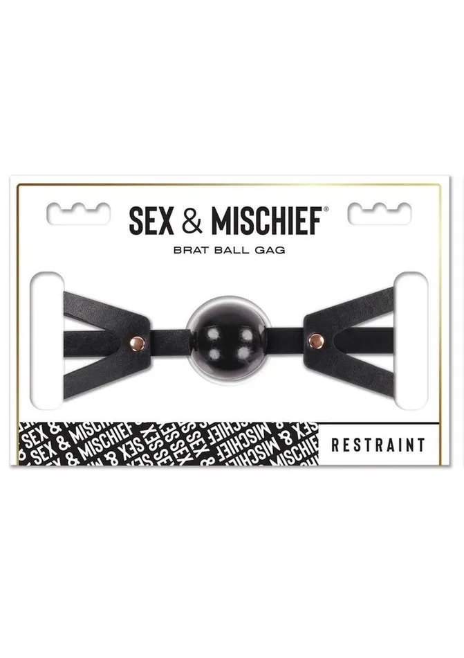 Sex and Mischeif Brat Ball Gag Sex and Mischief Male Sex Toys