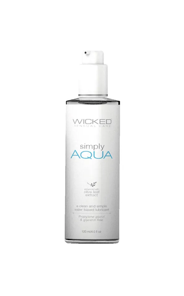 Simply Aqua Fragrance Free Lubricant 4 Fl Oz Wicked Sensual Care Lubricants