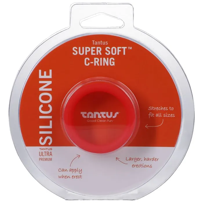 Soft CRing Crimson Tantus Male Sex Toys