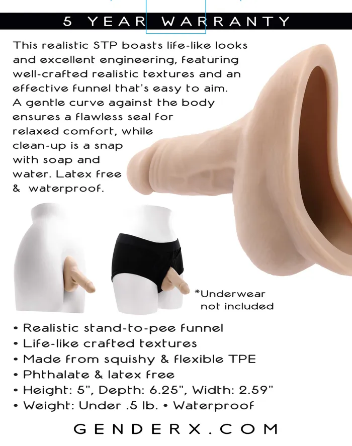 Stand to Pee Light Evolved Gender X Dildos Stand to Pee Light Evolved Gender X Dildos