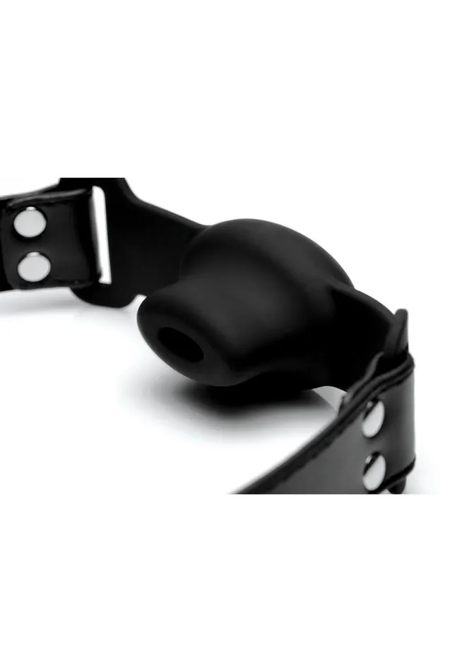 STRICT Strict Hollow Silicone Gag Female Sex Toys STRICT Strict Hollow Silicone Gag Female Sex Toys