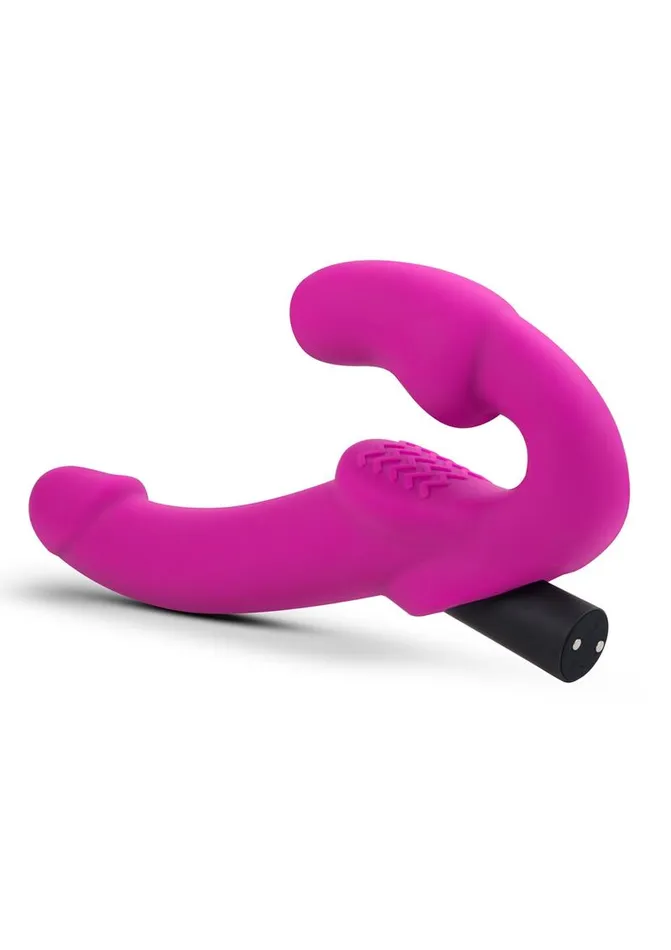 Temptasia Temptasia Estella Strapless Silicone Vibrating Dildo with Rechargeable Bullet Female Sex Toys Temptasia Temptasia Estella Strapless Silicone Vibrating Dildo with Rechargeable Bullet Female Sex Toys
