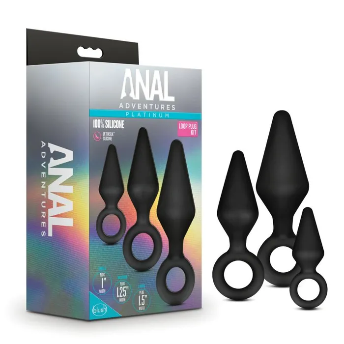 The Toolshed AU Male Sex Toys Anal Adventures Platinum Silicone Loop Plug Kit The Toolshed AU Male Sex Toys Anal Adventures Platinum Silicone Loop Plug Kit
