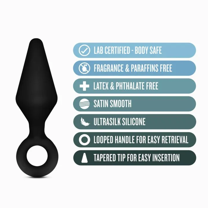 The Toolshed AU Male Sex Toys Anal Adventures Platinum Silicone Loop Plug Kit