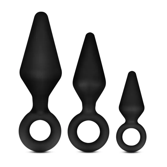 The Toolshed AU Male Sex Toys Anal Adventures Platinum Silicone Loop Plug Kit