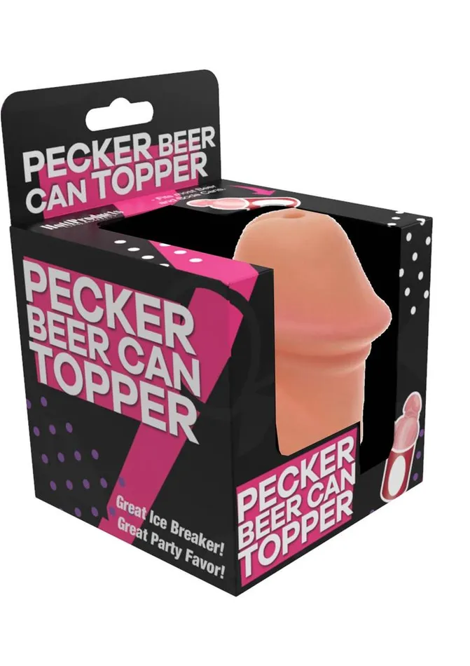 Vibrators Bachelorette Pecker Beer Can Topper Novelty Gift