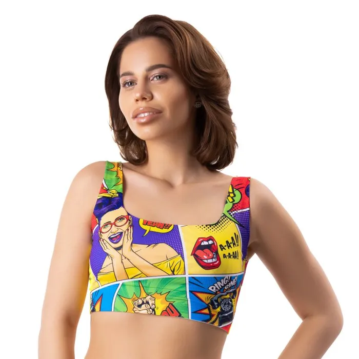 Vibrators Comics Insta Crop Top Mememe Lingerie