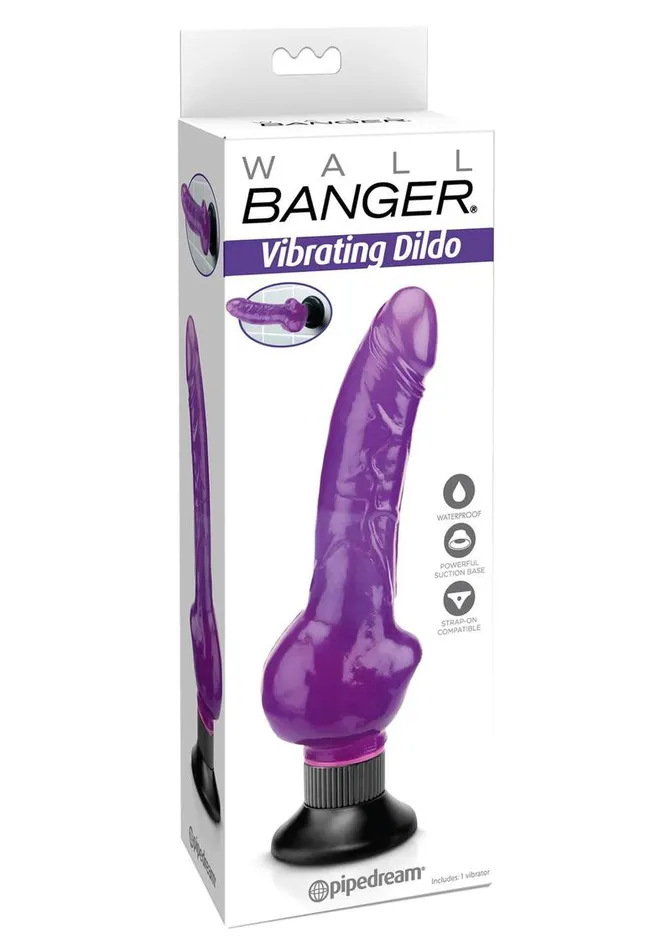 Vibrators Pipedream Wall Bangers Vibrating Dildo