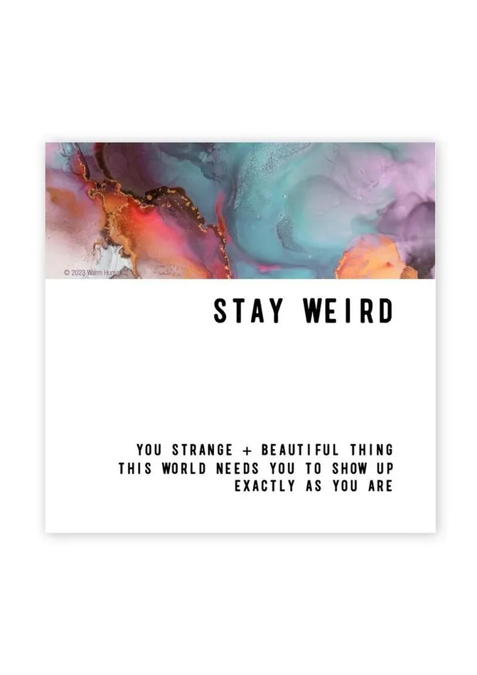 Warm Human Warm Human Stay Weird Magnet Vibrators