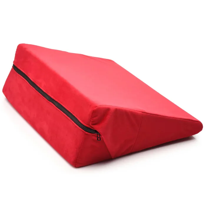 XR Bedroom Bliss Love Cushion Small Wedge Pillow Red Vibrators XR Bedroom Bliss Love Cushion Small Wedge Pillow Red Vibrators