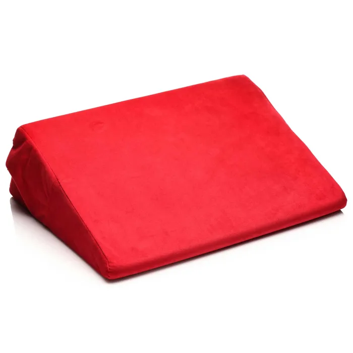 XR Bedroom Bliss Love Cushion Small Wedge Pillow Red Vibrators XR Bedroom Bliss Love Cushion Small Wedge Pillow Red Vibrators