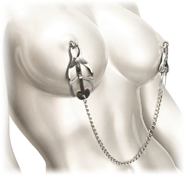 XR Brands Nipple Clitoral Toys Sterling Monarch Nipple Vice