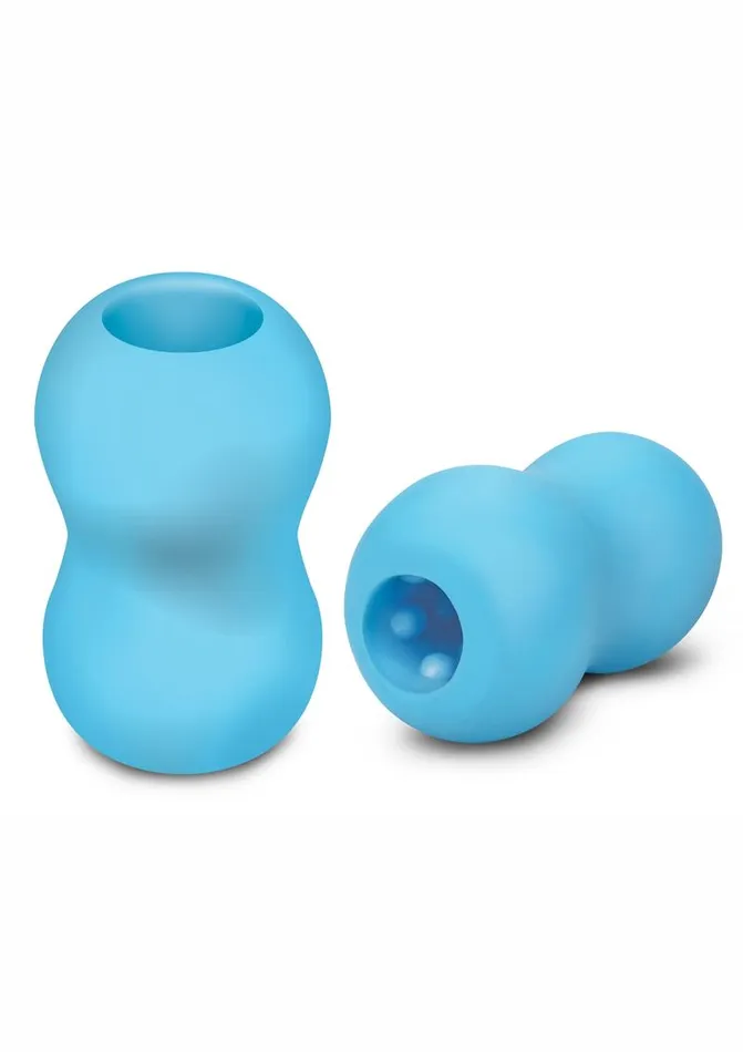Zolo Male Sex Toys ZOLO Squeezable Mini Double Bubble Masturbator